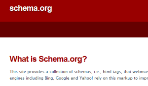 Schema is a new organization that offers webmasters mark-up data to make site design more manageable and search results more info rich. Schema is a new organization that offers webmasters mark-up data to make site design more manageable and search results more info rich.