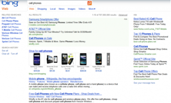 Bing cell phone Bing's results for "cell phone".