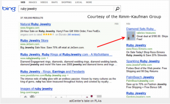 Bing is currently testing product placement listings on SERPs.