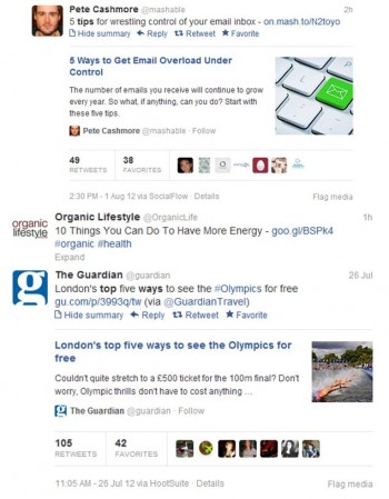 Numerical lists tell users they're in for a quick, informative read.