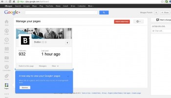 Google Plus new Page Manager Google Plus new Page Manager