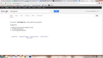 Digg has been deindexed from Google search results. Digg has been deindexed from Google search results.