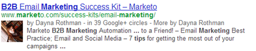 Marketo Authorship