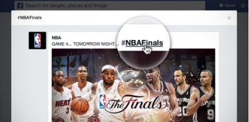 Facebook hashtags Facebook introduces hashtags to organize social content.