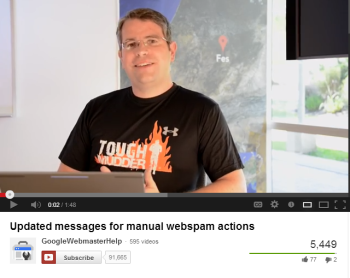 Matt Cutts says SEOs will now have more guidance when they receive messages about manual webspam actions. 