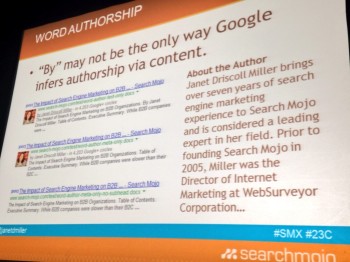 When Google infers Authorship